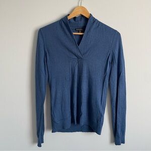 Brooks Brothers Silk/Cashmere V Cowlneck Sweater
